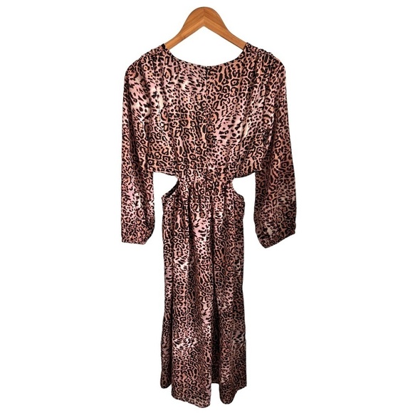 Anthropologie Ranna Gill Printed Cut Out Midi Boho Dress Size Small - Picture 9 of 10